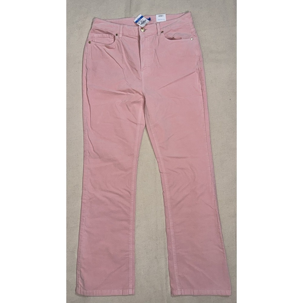 NWT J. McLaughlin Milburn Soft Velour Velvet Pink Pants Women's Sz 10 Rtl $188
